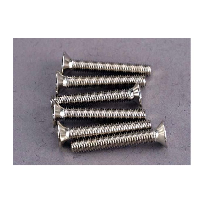 Screws, 3x20mm countersunk machine screws (6), TRX2590