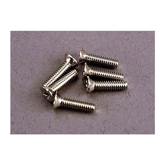 Screws, 2x8mm countersunk machine (6), TRX3161