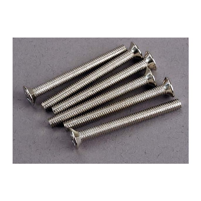 Screws, 3x30mm countersunk machine (6), TRX3163