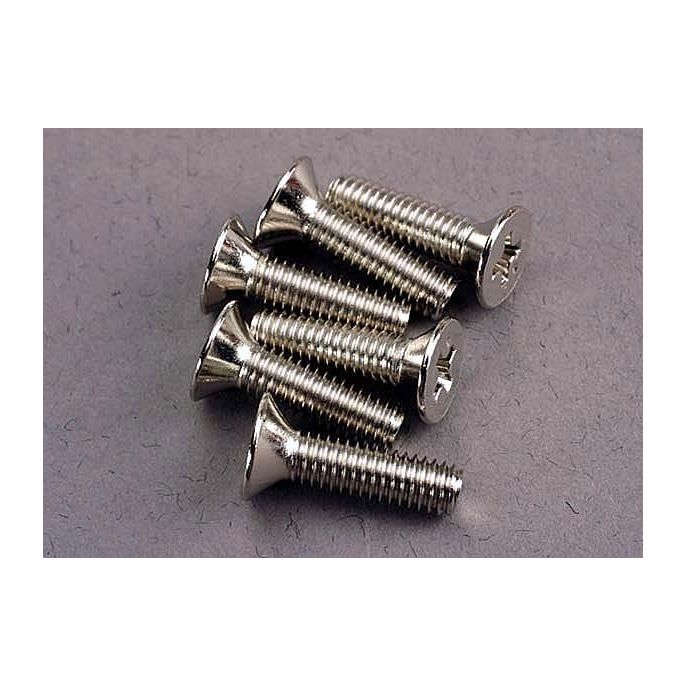 Screws, 4x15mm countersunk machine (6), TRX3167