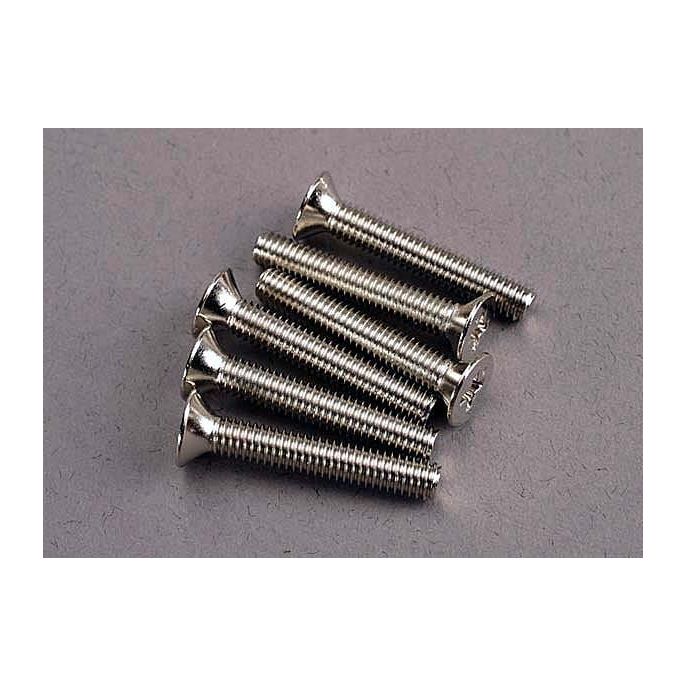 Screws, 4x25mm countersunk machine (6), TRX3168