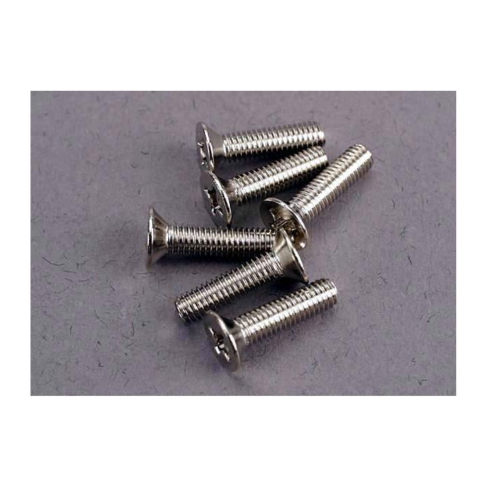 Screws, 3x12mm countersunk machine (6), TRX3178