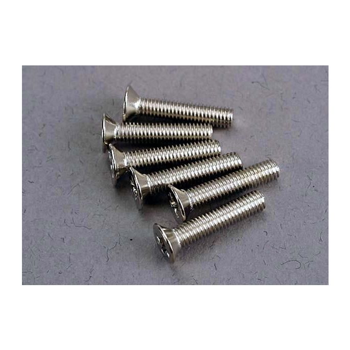 Screws, 3x15mm countersunk machine (6), TRX3179