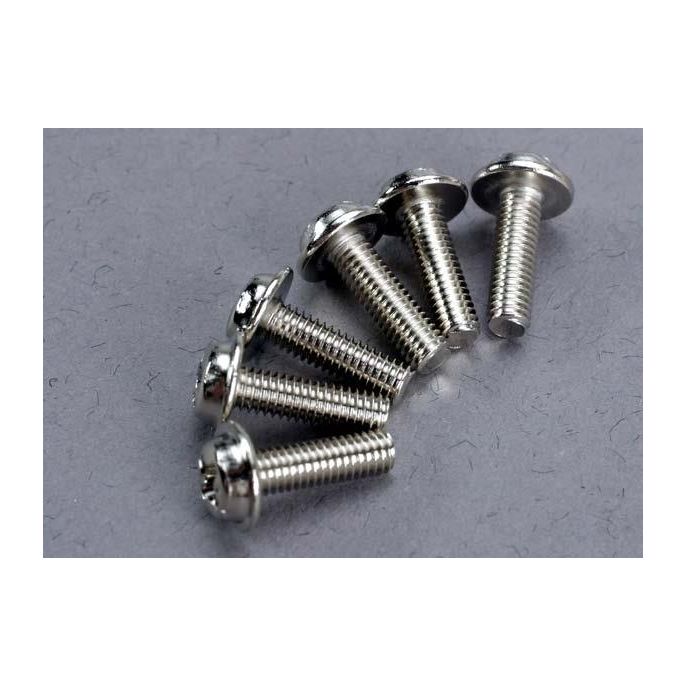 Screws, 3x10mm washerhead machine (6), TRX3193