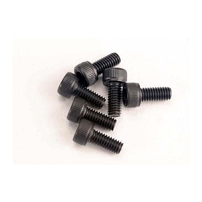 Screws, 2.5x6mm cap-head machine (hex drive) (6), TRX3215