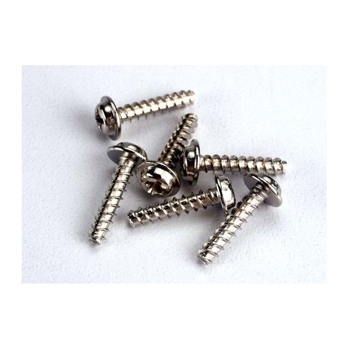 Screws, 3x14mm washerhead self-tapping (6), TRX3287