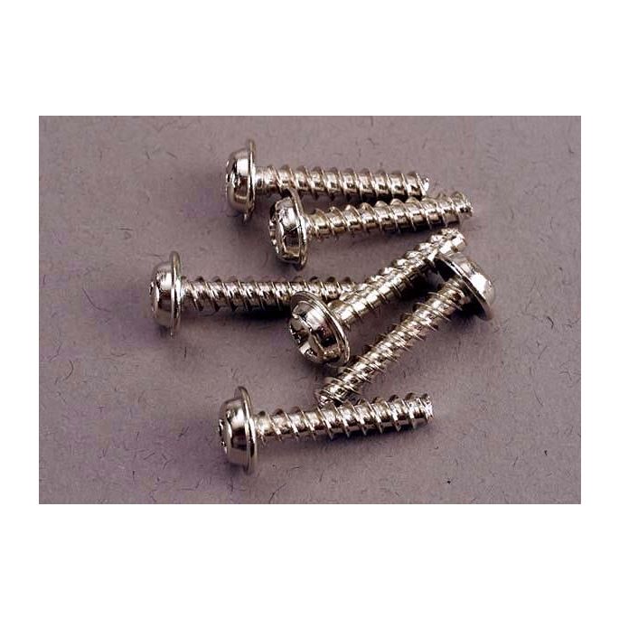 Screws, 3x15mm washerhead self-tapping (6), TRX3288