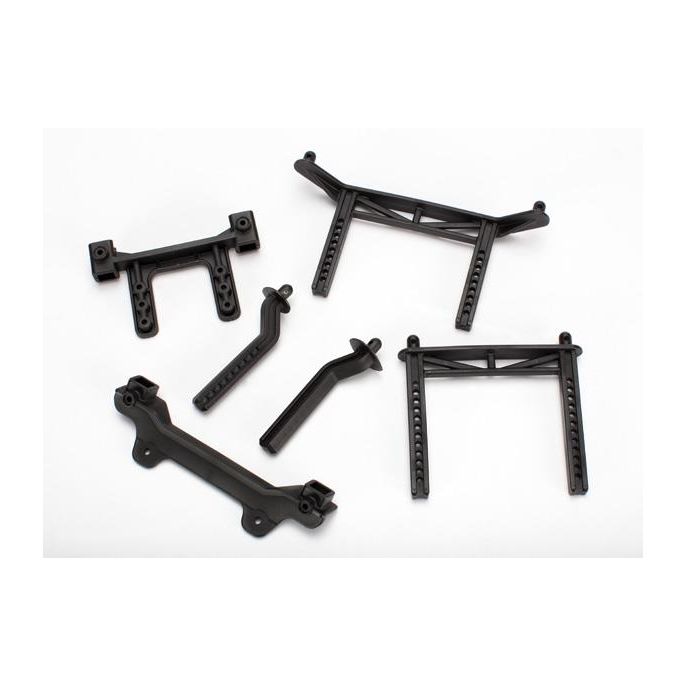 Body mounts, front & rear/ body mount posts, front & rear (a, TRX3619