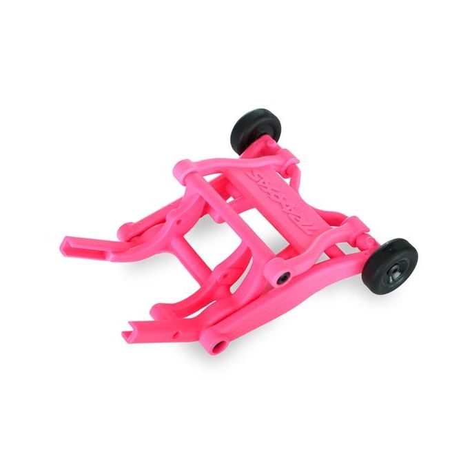 Wheelie bar, assembled (PINK) (fits Stampede, Rustler, Band, TRX3678P