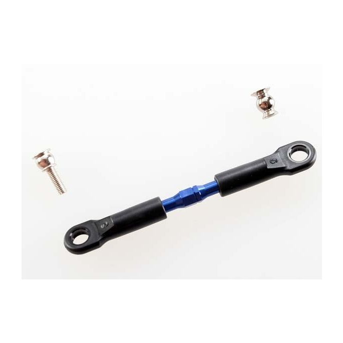 Turnbuckle, aluminum (blue-anodized), camber link, front, 39, TRX3737A