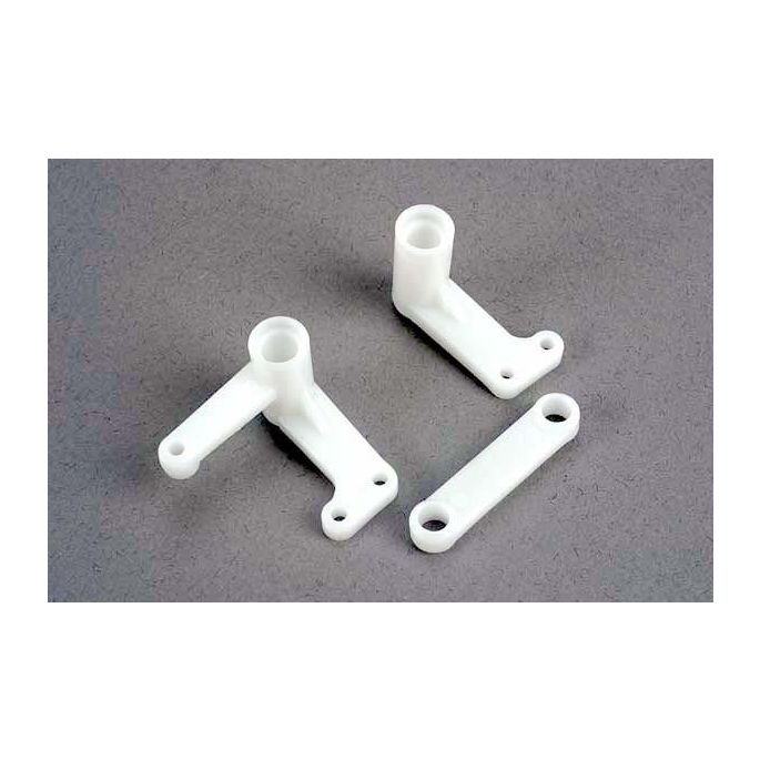 Steering bellcranks (l&r)/ draglink, TRX3743