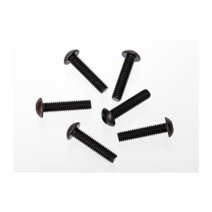 Screws, 4x18mm button-head machine (hex drive) (6), TRX3929