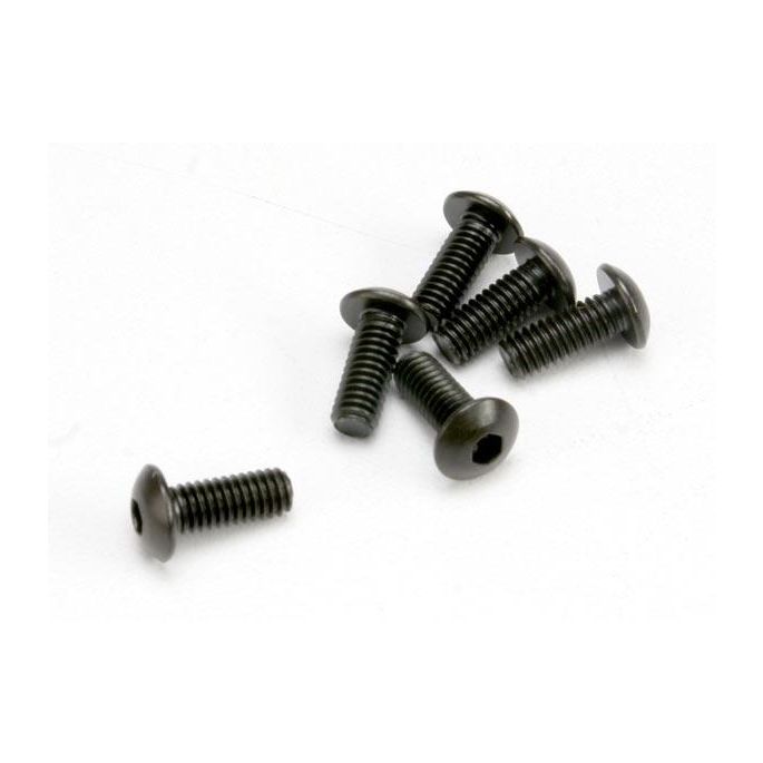 Screws, 4x10mm button-head machine (hex drive) (6), TRX3936