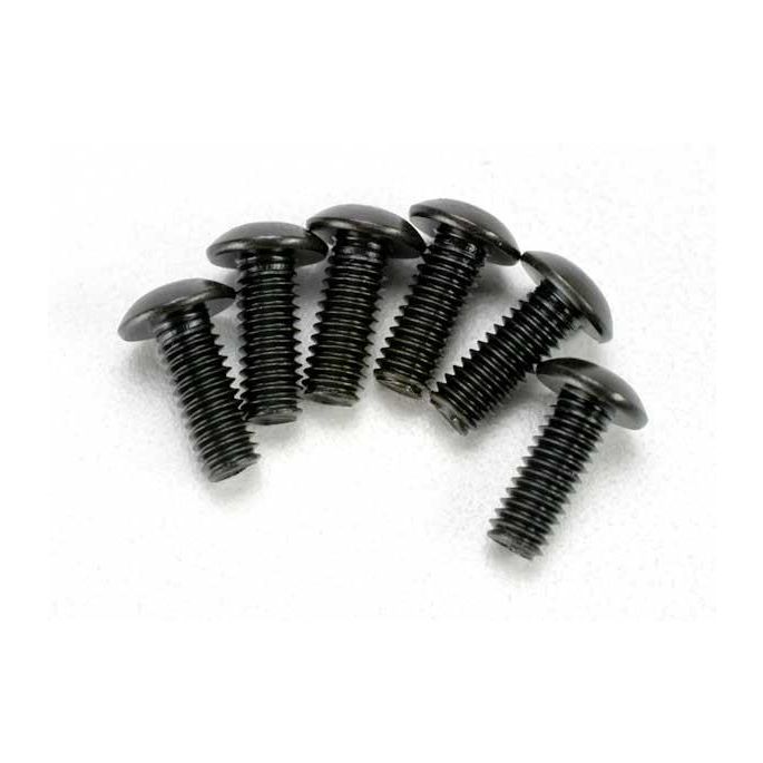 Screws, 4x12mm button-head machine (hex drive) (6), TRX3937