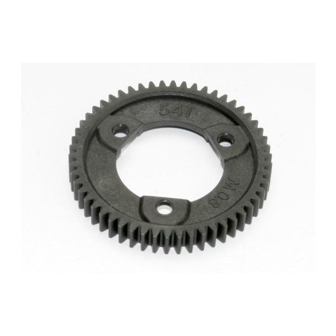 Spur gear, 54-tooth (0.8 metric pitch, compatible with 32-pi, TRX3956R