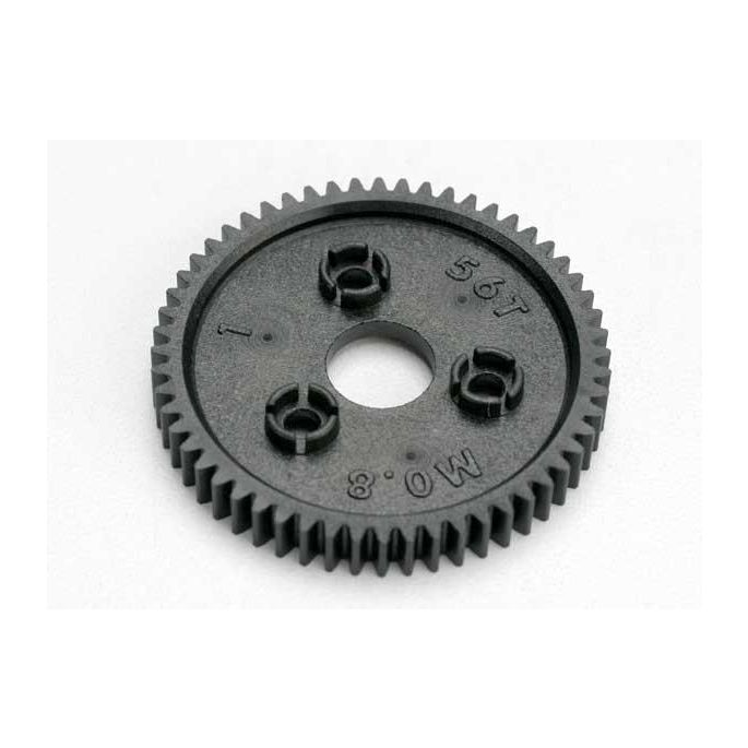 Spur gear, 56-tooth (0.8 metric pitch), TRX3957