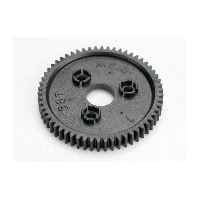 Spur gear, 58-tooth (0.8 metric pitch), TRX3958