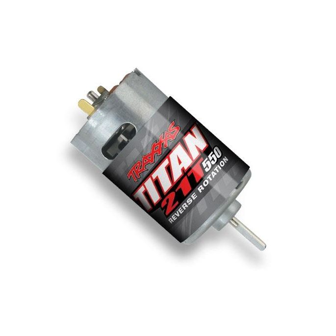 Motor, Titan 550, reverse rotation (21-turns/ 14 volts) (1), TRX3975R