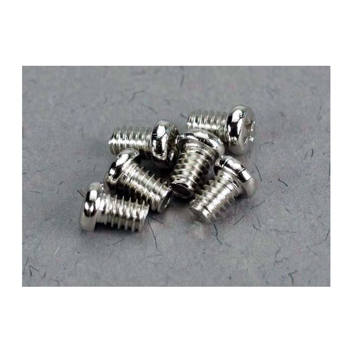 Low speed spray bar screws, 2x4mm roundhead machine screws (, TRX4051