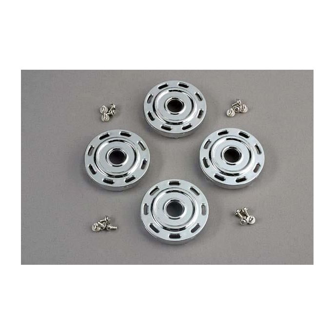 Wheel covers, Mercedes style (chrome) (4)/attachment screws, TRX4278