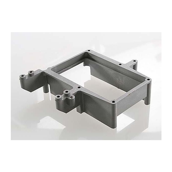 Fuel tank box (holder)/ throttle servo mount (grey), TRX4432A