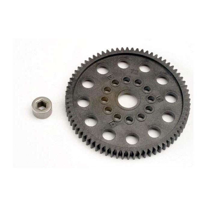 Spur gear (72-Tooth) (32-pitch) w/bushing, TRX4472