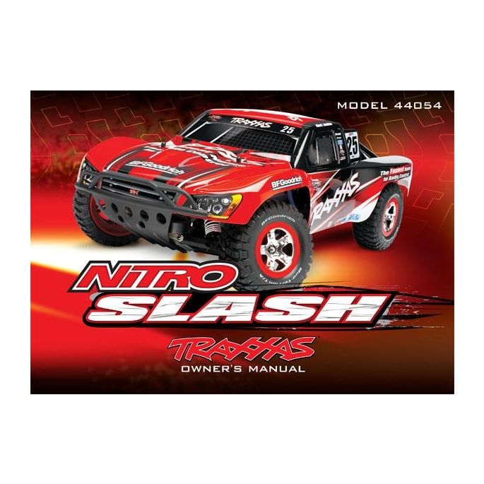 Owner'S Manual, Nitro Slash, TRX4498