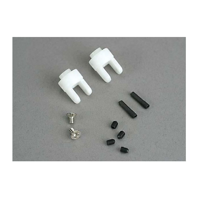 Differential output yokes (2)/ 3x5mm countersunk screws (2)/, TRX4628