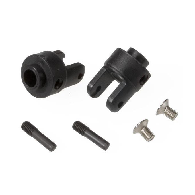 Differential output yokes, black (2)/ 3x5mm countersunk scre, TRX4628R