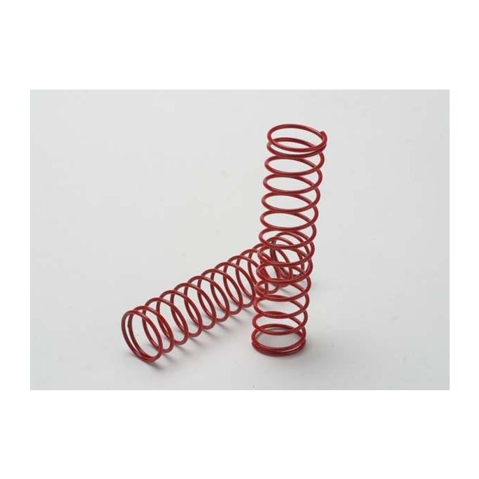 Springs, red (for big bore shocks) (2.5 rate) (2), TRX4649R