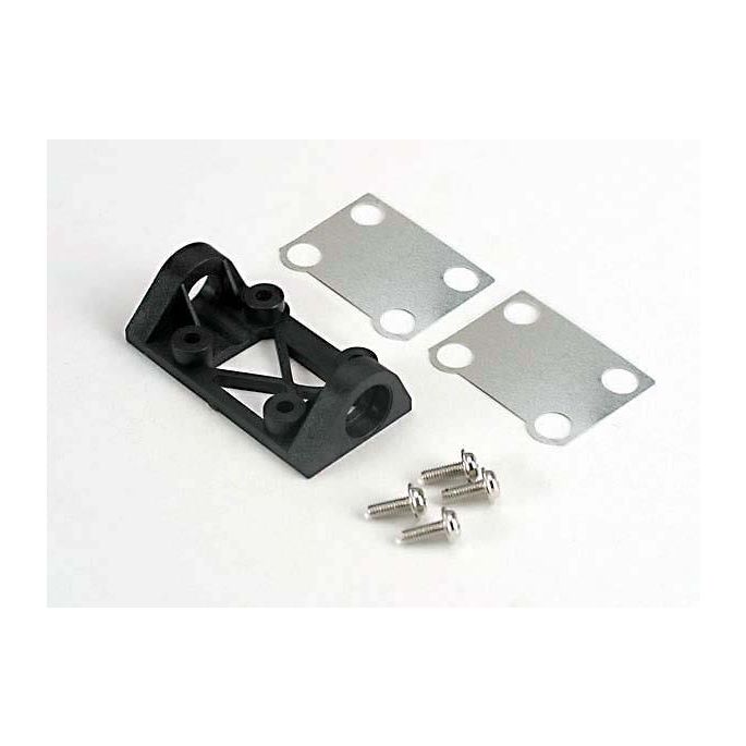 Bearing block, front (supports front shaft)/belt tension adj, TRX4827