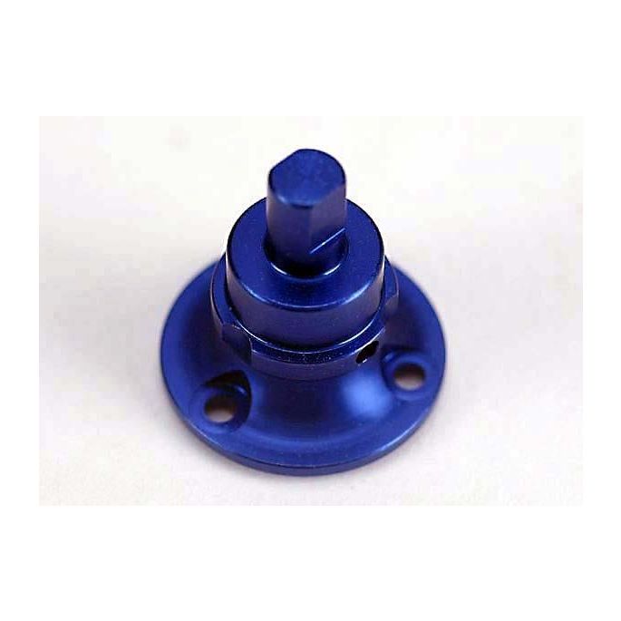 Blue-anodized, aluminum differential output shaft (non-adjus, TRX4846