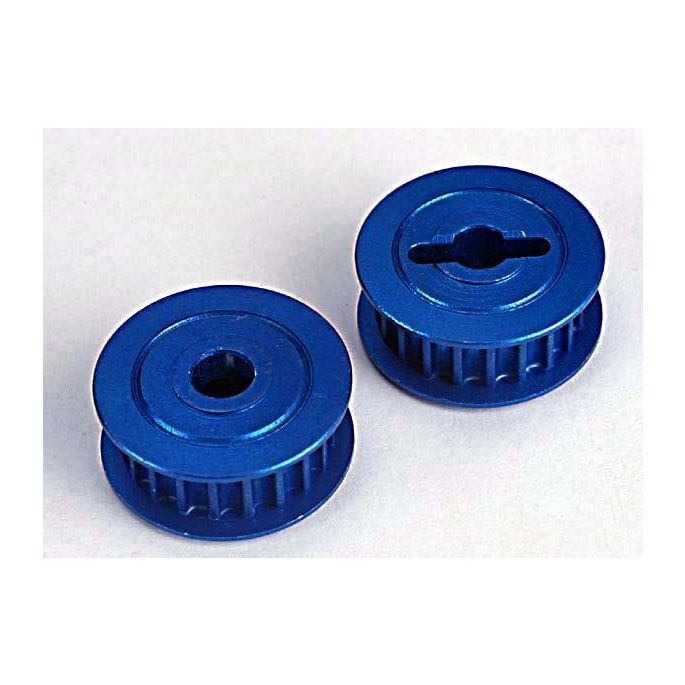 Pulleys, 20-groove (middle)(blue-anodized, light-weight alum, TRX4895X