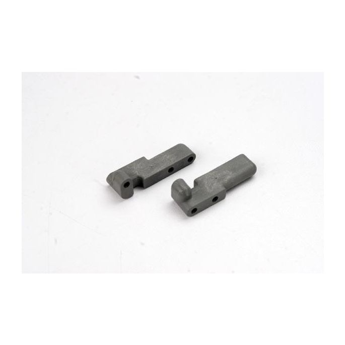 Servo mounts, steering/shift (f&r)(grey), TRX4918A