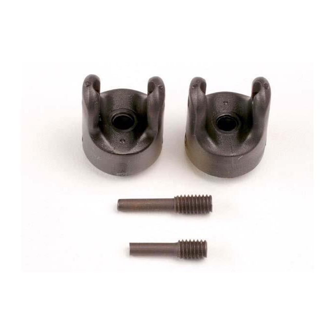 Transmission output yokes (heavy-duty) (2)/ set screw yoke p, TRX4927X