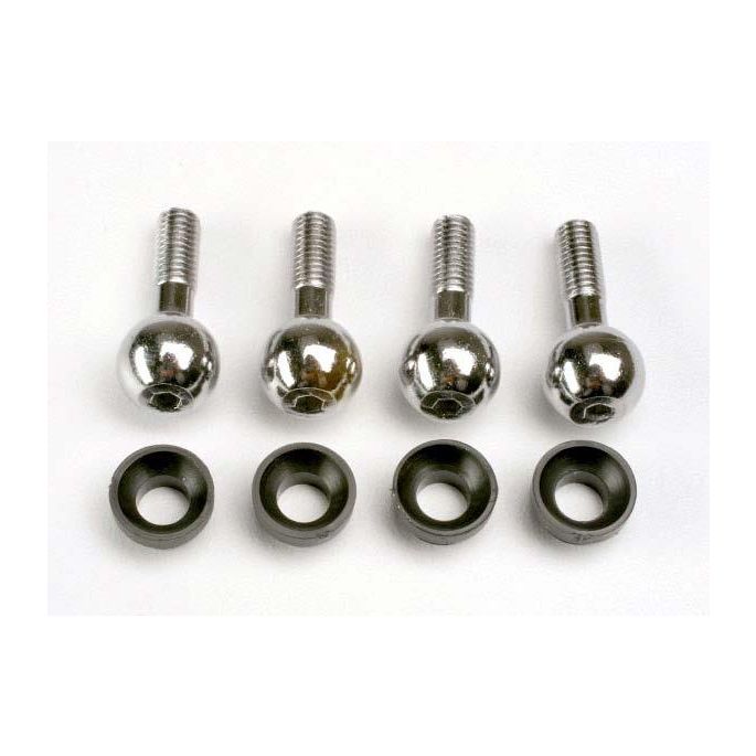 Pivot balls (4)/ pivot ball cap bushings (4), TRX4933