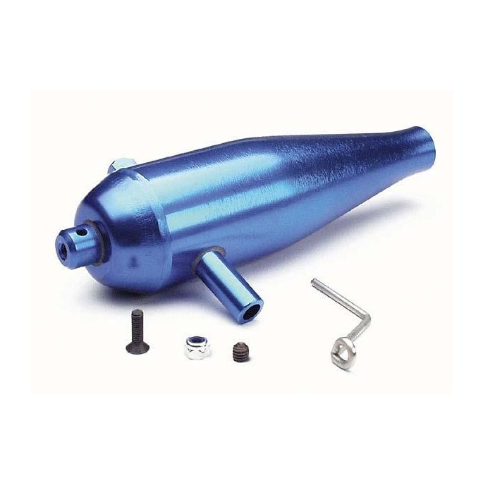 Tuned pipe, high performance (aluminum) (blue-anodized)/ pip, TRX4942