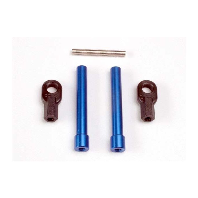 Bellcrank posts, aluminum (2)/ steering link threaded rod (3, TRX4944