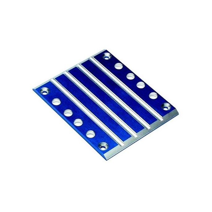 Skid plate, transmission, T6 aluminum (blue), TRX4947X