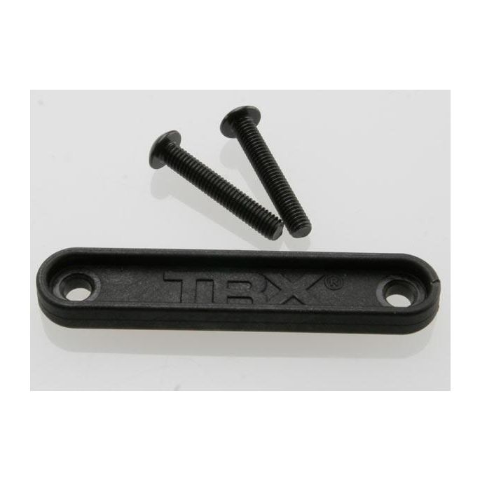 Tie bar, rear (1) /3x18mm BCS (2) (fits all Maxx trucks), TRX4956