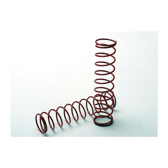 Springs, red (for Ultra Shocks only) (2.5 rate) (f/r) (2), TRX4957