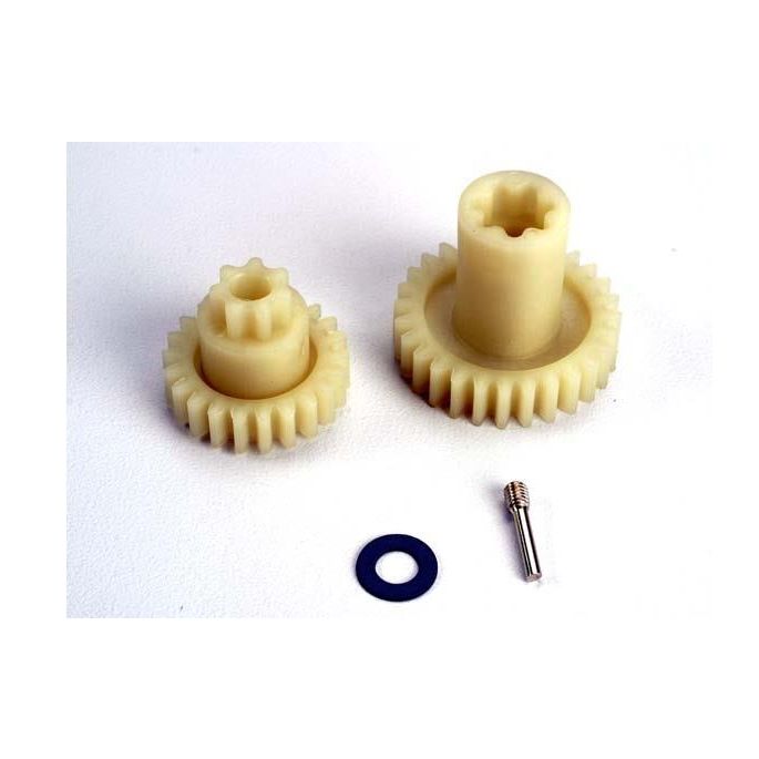 Primary gears: forward (28-T)/ reverse (22-T)/ set screw yok, TRX4995