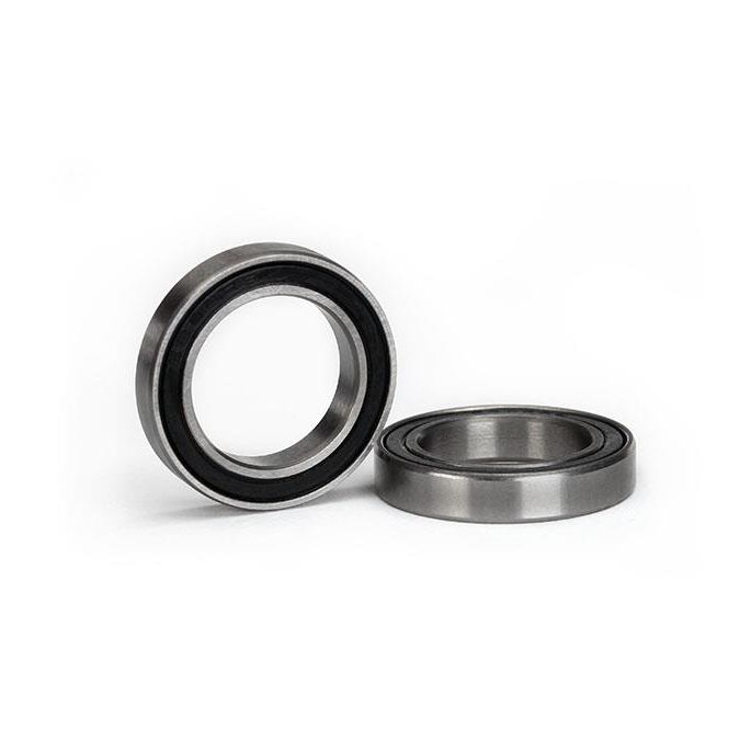 Ball bearing, black rubber sealed (17x26x5mm) (2), TRX5107A