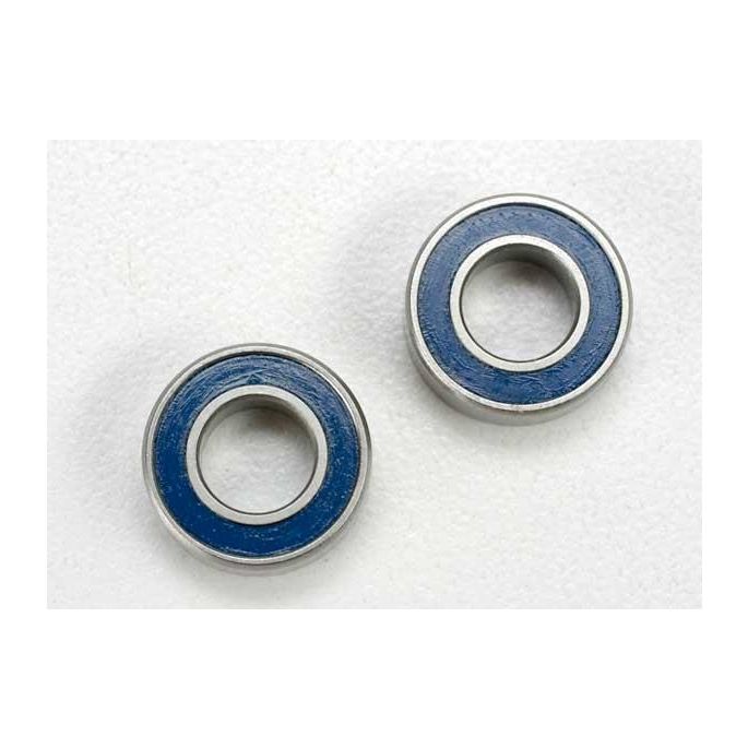 Ball bearings, blue rubber sealed (6x12x4mm) (2), TRX5117