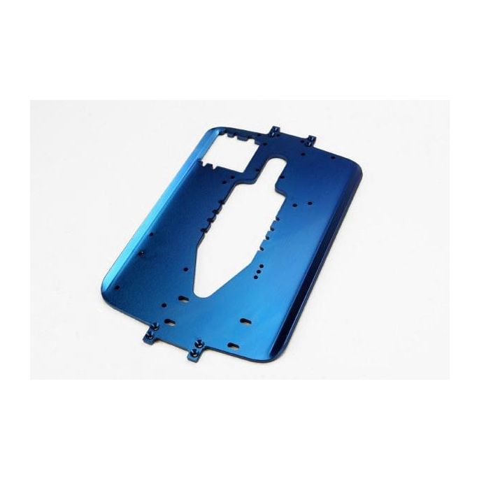 Chassis, 6061-T6 aluminum (4.0mm) (blue) (standard replaceme, TRX5122R