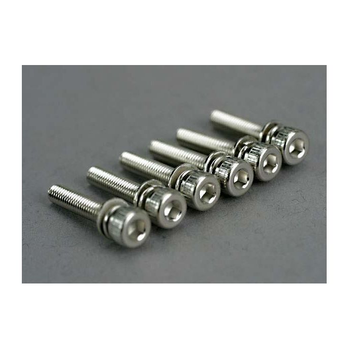 Screws, 3x15mm cap-head machine (hex drive) (with split and, TRX5142