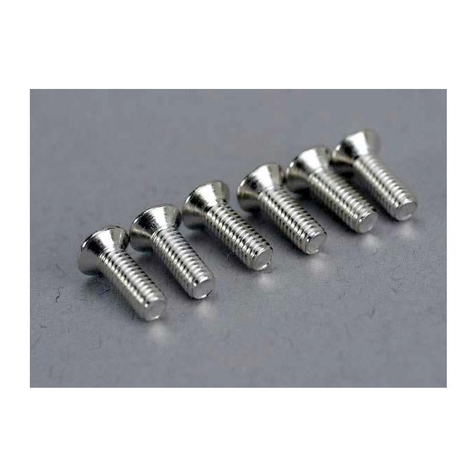 Screws, 2.6x8mm countersunk machine (6), TRX5169