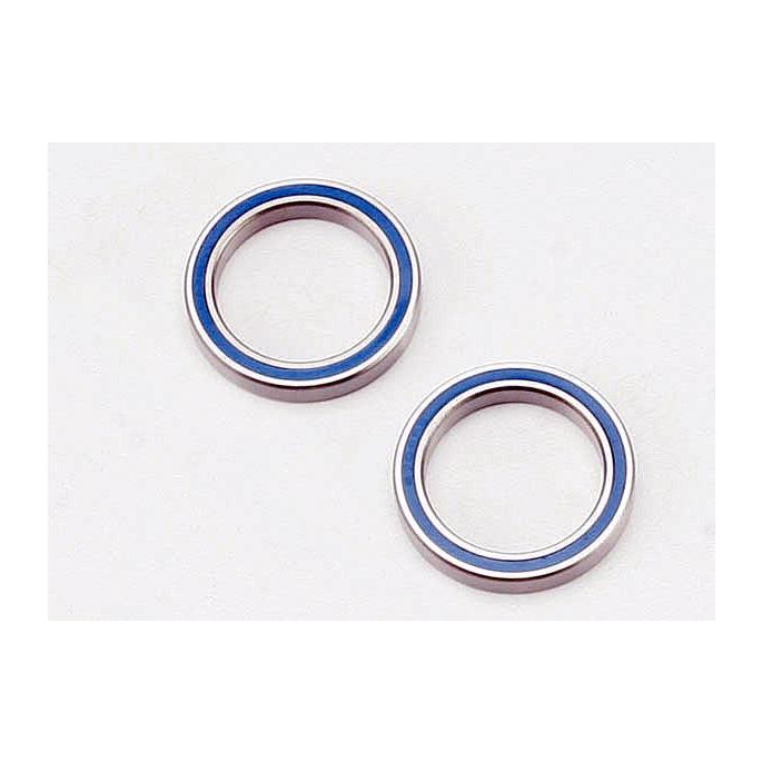 Ball bearings, blue rubber sealed (20x27x4mm) (2), TRX5182