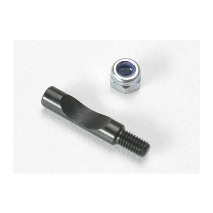 Bolt, carburetor pinch/ 3mm locknut (TRX 2.5, 2.5R), TRX5239