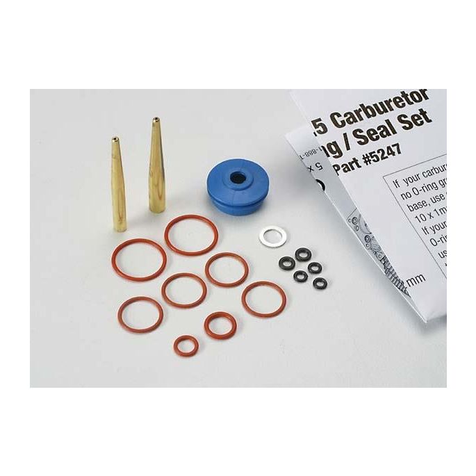 O-ring and seal set, carburetor/ O-rings: 2x1mm (3), 10x1mm, TRX5247